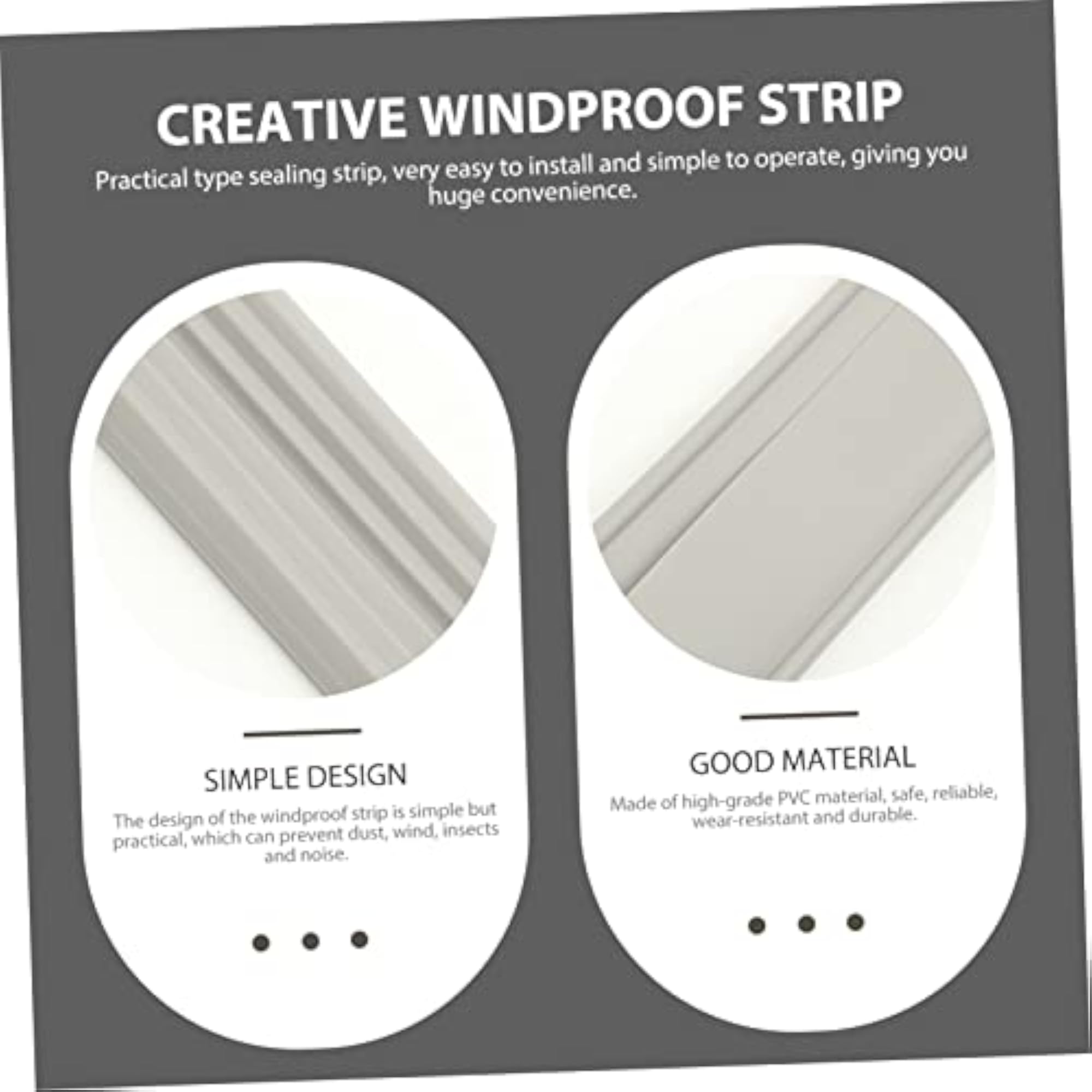Door Draft Stopper Windproof Sealing Strip