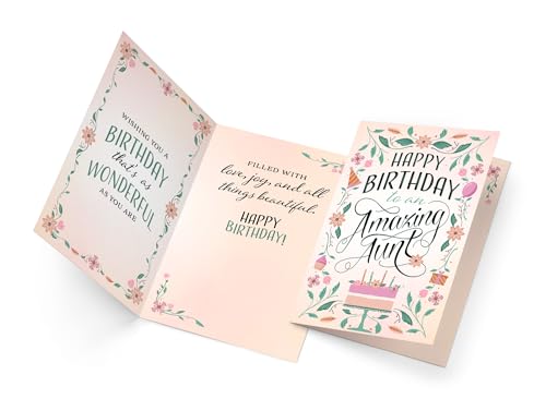 Prime Greetings 032304PG Happy Birthday Card For Aunt thumb #2