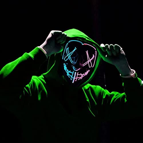 HAWAKA Maschera di Halloween, Maschera di spurgo a...