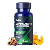 LincNutri Saw Palmetto for Men Prostate Health Supplement, Medicinal Grade - Pumpkin Seed Oil - Graminex - Nettle Supports Urinary Function & Hair Loss Prevention, DHT Blocker