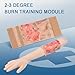 Burn Wound Model, Wearable Silicone Limb Burns Simulator, 2-3 Degree Limb Burns Training Module for Care, Medical Teaching Demonstration.