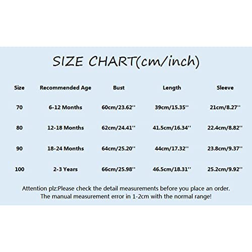 JUNLAI Toddler Child Kids Infant Newborn Baby Boys Girls Cute Cartoon Print Long Sleeve Baby New Yea