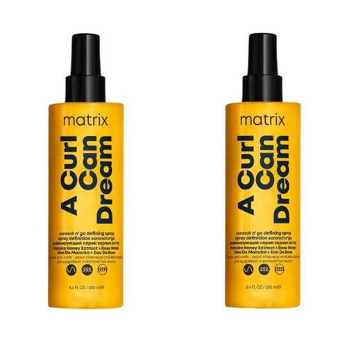 Image of Matrix A Curl Can Dream Scrunch 'N' Go Defining Spray With 230°C Heat Protection Double