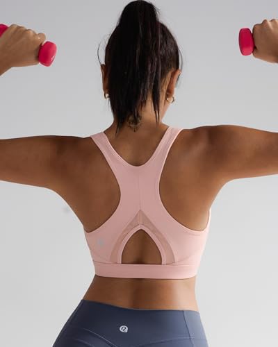 Image of RUNNING GIRL Sports Bras for Women High Support Moulded Cup High Impact Sports Bras Racerback Workout Running Yoga Bra