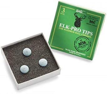 Elk-Pro Snooker Cue Tips (Box of 3) - 10mm Hard