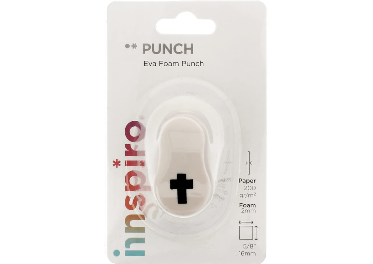 INNSPIRO Paper and Rubber Die Cutting Machine Eva Punch Cross 16mm