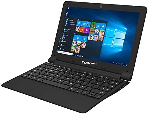 TOPOSH PC Laptop Windows 10 Computer 11.6 Inch Notebook 12GB RAM+128GB SSD Celeron J3455 Quad Core 1.5GHz Processor Graphics with TF Card Slot WIFI Bluetooth- Black