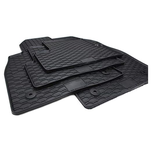 kfz-premiumteile24 Premium Gummimatten kompatibel mit Astra J + Sports Tourer + Cascada + Chevrolet Cruze Baujahr 2009-2018 Fußmatten Allwetter Automatten Schwarz 4-teilig