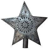 BCD Punched Star Tree Topper 5.5"