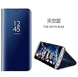 2.[Huawei P9 lite Case]:Soporte Plegable ,inteligente Fecha / Hora /moda belleza natural del su teléfono Carcasa Caso diseño / que le permite ver una película o video en su teléfono