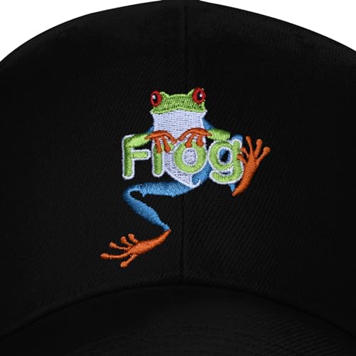 Image of Embroidered Baseball Cap for Women Men Adjustable Baseball Hat Black Baseball Cap Trucker Hat