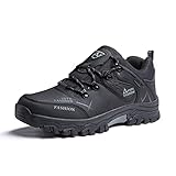 Zapatillas Trekking Hombre Zapatos Senderismo Hombres Botas Montaña Trekking Calzado Caminar C Schwarz EU 41