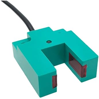 Fork Light Barrier 6 to 36 Volt NO PNP Detection Range 15 mm U-Photoelectric Light Sensor 15 mm - PNP NO