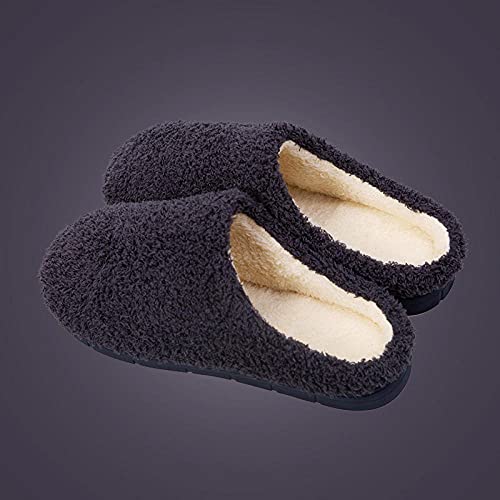 WmHeoo2077 Accueil Slippers,Chaussons Maison en Coton pour Femmes Enceintes, Chaussures de Confinement antidérapantes à Semelles Souples-Gris_44-45,Mesdames Pantoufle Cover