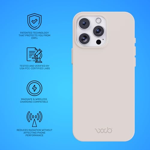 WAVEBLOCK EMF Protection Case for iPhone 16 Pro Max, Stone by WAVEBLOCK - Used condition - Image 7