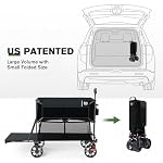 TIMBER RIDGE 400L Folding Double Decker Wagon with Brakes, 54" Extra Long - Image 6