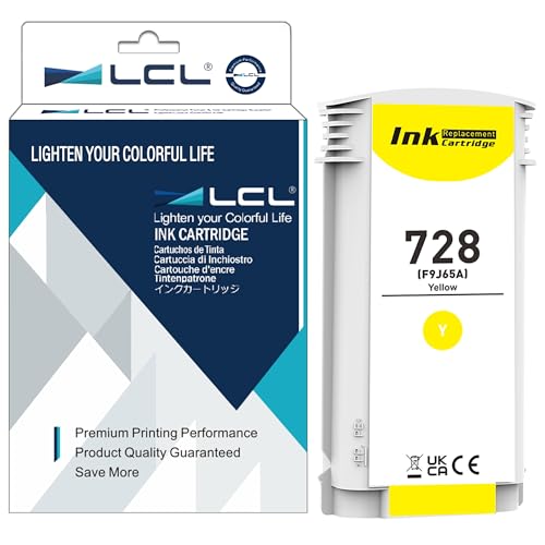 HP 728 Yellow Ink Cartridge for DesignJet Plotters