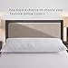 WhatsBedding Full Body Pillow Insert- Large Body Pillows for Adults - Breathable Long Side Pillow for Sleeping (20×54 inch) White