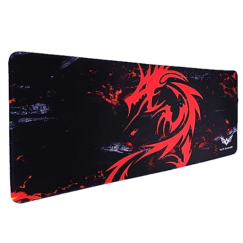 WAR-HAMMER-GX1050-Speed-Type-Gaming-Mousepad-XL-BlackRed