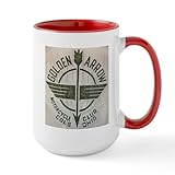 CafePress Golden Arrow Motorcycle Club Large Mug 15 oz (444 ml) Ceramic Coffee Mug