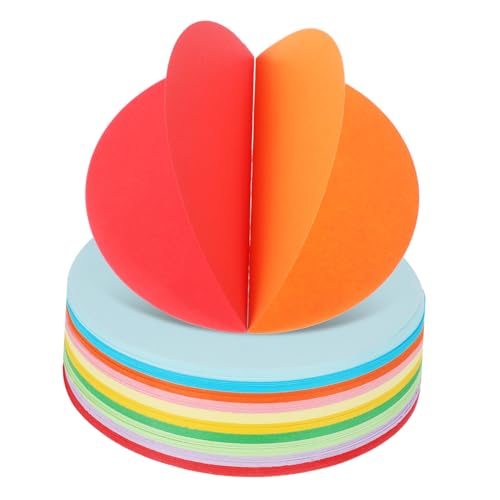 Papier origami rond pastel 15x15cm pour décorer vos ateliers diy en famille