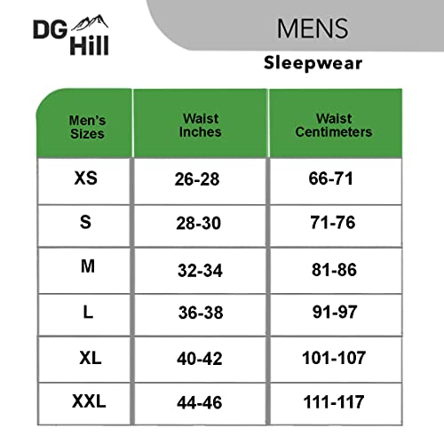 Dg Hill Men’s Plaid Microfleece Pajama Pants With Pockets, Black White Christmas Print Pjs #TOP5