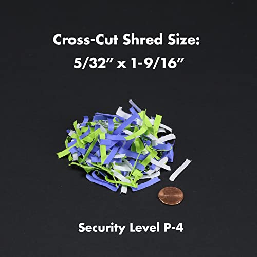 Aurora Commercial Grade Heavy Duty 25-Sheet Crosscut Paper And Cd/Credit Card Shredder/ 60 Minutes/ Security Level P-4 #TOP2