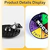 Lotsdonxia Spinning Enamel Pin Badge - Colourful Wheel Lucky Wheel Unisex Pin for Party Activities Unique Funny Art Pins for Clothes, Bags & Hats #2