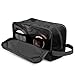 Toiletry Bag for Men Hanging Dopp Kit Water Resistant Shaving Bag Small Toiletry Bag for Traveling(Black)