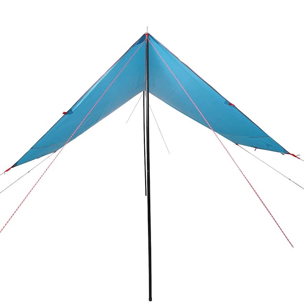 Camping Bâche, Bâche Anti-Pluie Rain Tarp Bivouac Toile de Tente Abri de Randonnée Imperméable Vert 430x380x210 cm imperméable
