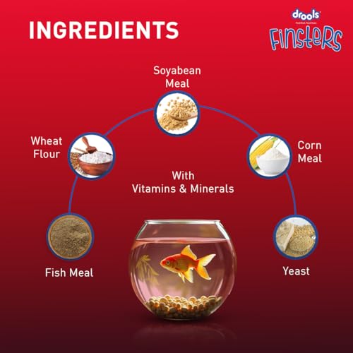Image of Drools Finsters Tropical Fish Food 1mm 1kg Pouch