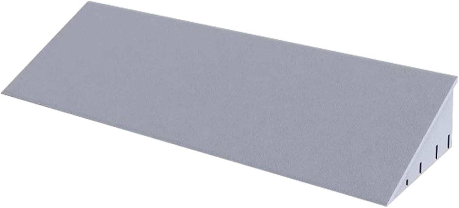 Door Ramp, Floor Transition Strip, Car Ramp, Threshold Ramp for Wheelchairs, Ramp for Sidewalks, Trucks, Easy to Install(Black,7x2.7in/50x18x7cm)