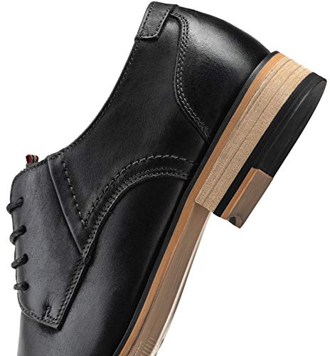 Jousen Men's Genuine Leather Classic Oxford Dress Shoes #TOP21