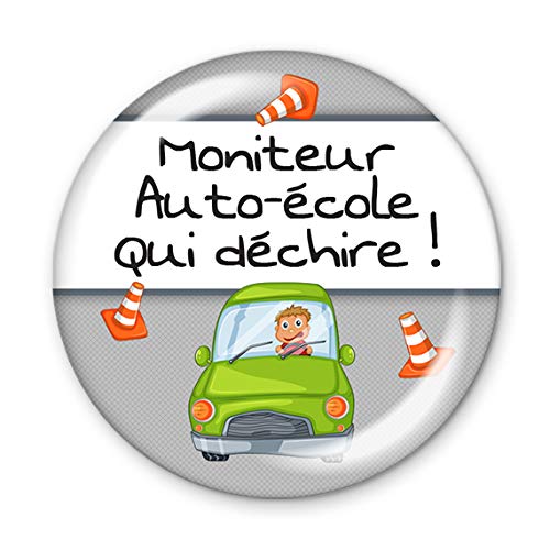 COLLEEN ILLUSTRATIONS Décapsuleur porte-clés 56mm Moniteur auto-école qui déchire
