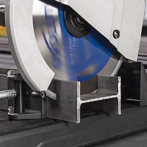 Evolution S355CPSL – Heavy Duty 14 Inch Metal Cutting Chop Saw W/ 14 Inch Carbide-Tipped Blade | Dry Cut Saw | Miter Saw 45° | Chop Saw For Cutting Metal – Accurate. Powerful. Reliable