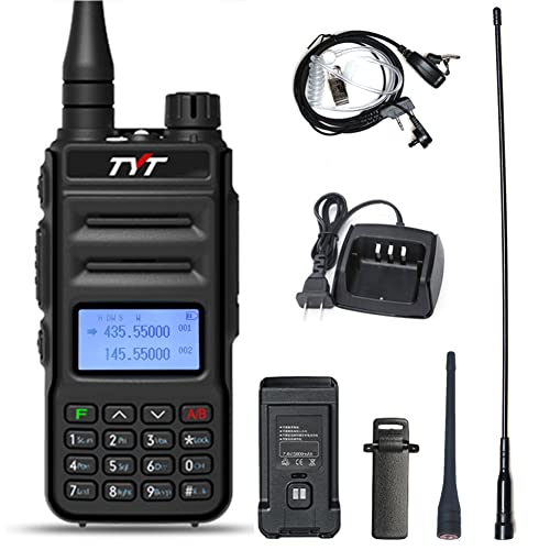 Tyt Th-Uv88 Ham Radio Handheld Two Way Radio Analog Amateur Dual Band Vhf Uhf Walkie Talkies For Adults Long Range, Rechargeable, 200 Channels, Scanner, Lcd Display, Dtmf, Ctcss/Dcs, Support Chirp #TOP27