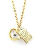 Real Mustard Seed Necklace - Heart with Bible Verse Plate -Great Motivational Gift for Someone Special in Your Life