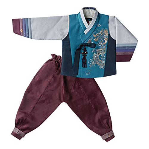 Korean Boy's Boy Baby Traditional Clothing Dress Hanbok Clothes Birthday New Year Party Young Boy Ye Dae-Yoon (SIZE 5 (110cm / 3.61ft) (age 4~5)) Korean Boy's Boy Baby Traditional Clothing Dress Hanbok Clothes Birthday New Year Party Young Boy Ye Dae-Yoon (SIZE 5 (110cm / 3.61ft) (age 4~5))