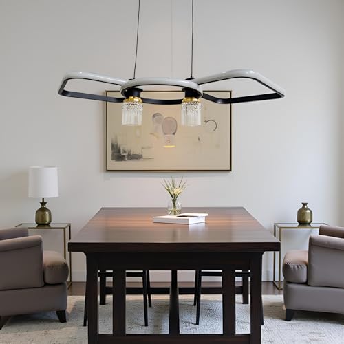 Image of Hanging Lights for Dining Table, Hanging Lights for Living Room, Pendant Lights for Ceiling, Office Home Decoration (Chandelier /Jhoomer /Jhumar) (Pack of 1) (Dining Table)