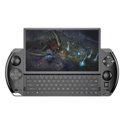 GPD WIN 4 2023 handheld gaming PC with AMD Ryzen 5 7640U, Radeon 760M, 16GB RAM, 512GB SSD, 6" touchscreen, Oculink support for eGPU, portable gaming powerhouse