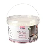 Glorex 6 1600 182 - SoapFix Seifenflocken zum Kneten weiß, 1200 g Eimer, fein geraspelte...