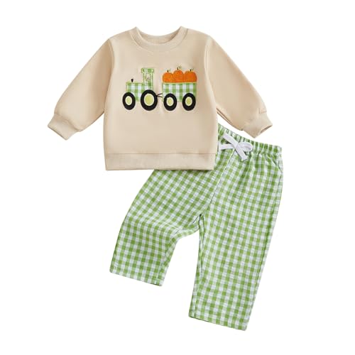 Image of Toddler Baby Boy Christmas Outfit Christmas Cookie Tester Crewneck Sweatshirt Long Sleeve Shirt Pants Fall Clothes