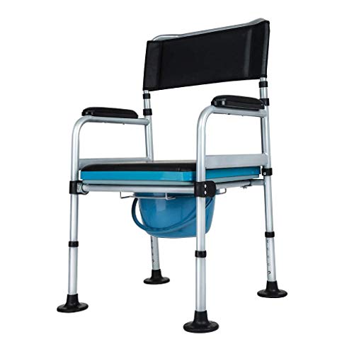 Chaise percée 3 en 1 confort premium : siège réglable et rembourré pour seniors