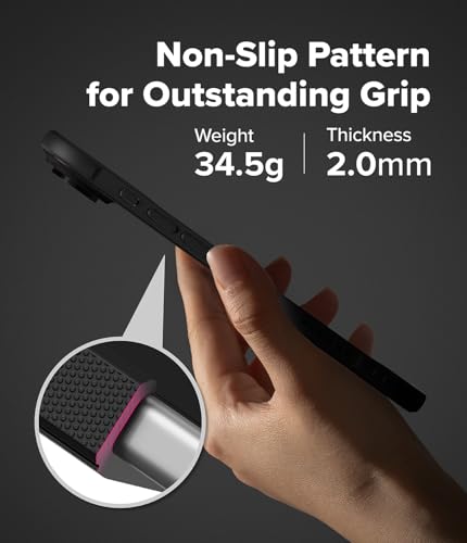 Image of Ringke Onyx Compatible with iPhone Air (17 Air) Case Back Cover Rugged Flexible Durable Anti-Slip TPU Protection Shockproof - Camo Black