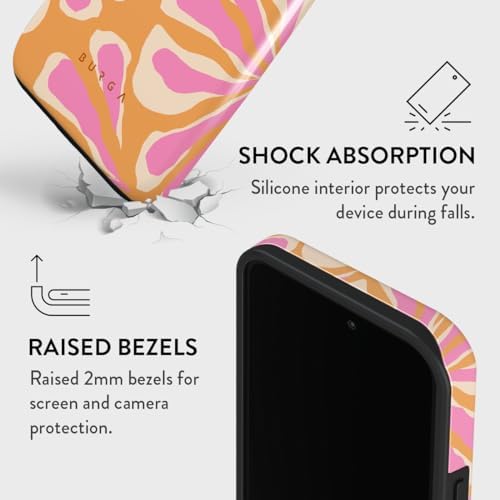 BURGA Unisex Phone Case for iPhone 14 Pro Max – Dual-Layer Design with Shock-Absorbing Silicone & Durable Exterior, Scratch-Resistant Finish and Raised Bezel Edge for Screen Protection & Daily Use by BURGA - Used condition - Image 7