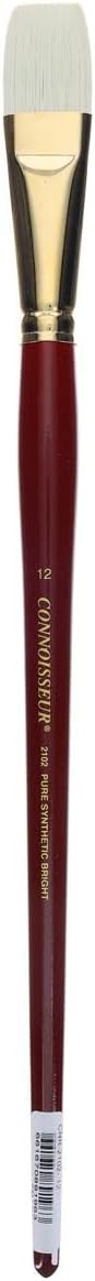 Connoisseur Pure Synthetic Bristle Brush, #12 Filbert, Model:2106-12