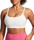 Sports Bras for Women Large Bust with Molded Cup High Support Yoga Gym Top | Sewn in Pads, High Impact, Push up, Thin Strap，Soft Fabric, Wireless, Workout, Running, Hiking, Pilates, Everyday