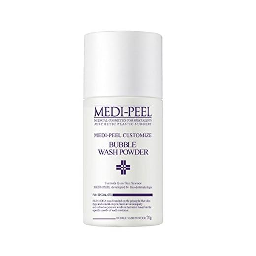 [MEDI-PEEL] Bubble Wash Powder Facial Foam Cleanser 2.46 fl oz / 70g, 5 Peptide Balance Enzyme Cleansing Foam, Foam cleanser, Brightening Effect, Acne Care, Sebum Treatment | Korean Skincare