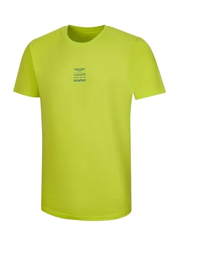 Lime Aston Martin Cognizant F1 Men's Logo T-Shirt