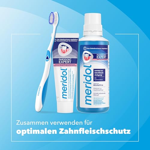 meridol Zahnpasta Parodont Expert 75 ml - Zahncreme wirkt antibakteriell und unterstützt so den natürlichen Heilungsprozess des Zahnfleisch